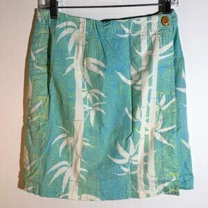 IRKA Linen Tropical Print Women's Skirt
